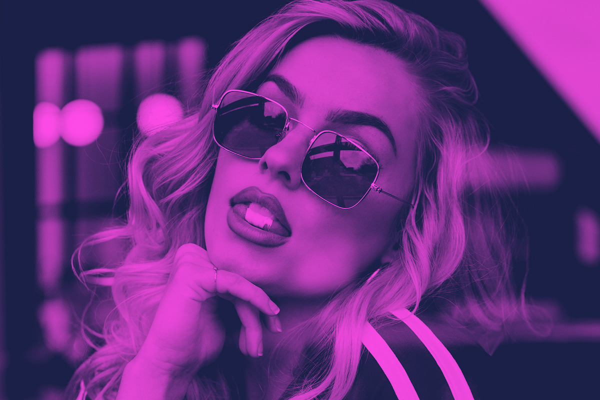 10 Bright Duotone Photoshop Actions, an Action Add-On by P-G-H (Photo 4 of 11)