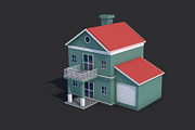 8 House Building and Swimming Pool, an Architecture 3D Model by multimedia4ds (Thumbnail 9 of 25)