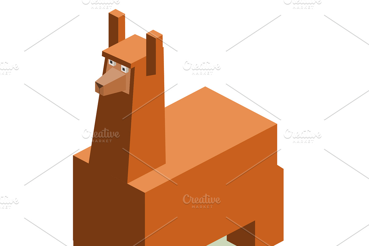 3D Illustration Isometric Collection, an Animal 3D Model by Designbytowo (Photo 15 of 16)