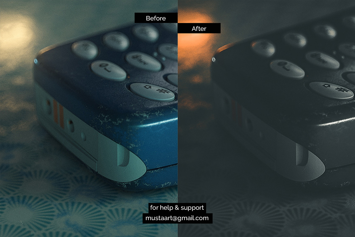 Dark & Cozy  - Preset, an Action Add-On by MustaART (Photo 5 of 7)