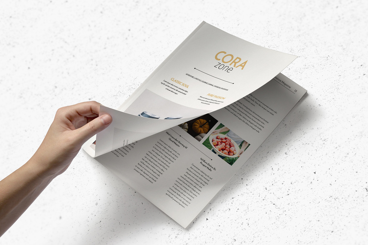 Corazone Magazine (2018), a Magazine Template by Bokuto (Photo 5 of 12)