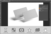 Two Horizontal Business Cards PSD, an Advertising Mockup by Bruno's Shop (Thumbnail 2 of 3)