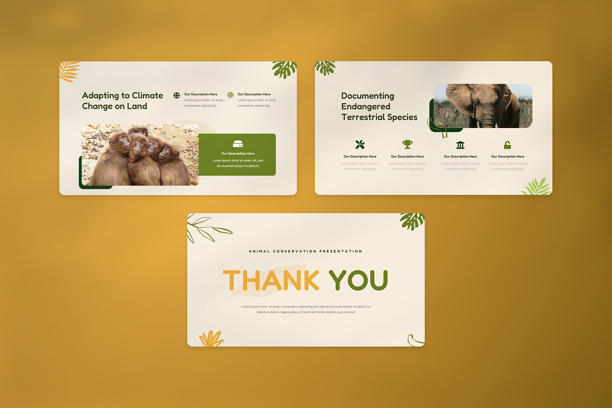Animal Conservation Google Slide, a Presentation Template by Annora Studio (Photo 7 of 8)