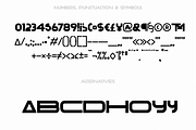 Deckard Typeface, a Sans Serif Font by Bruno. (Thumbnail 4 of 7)