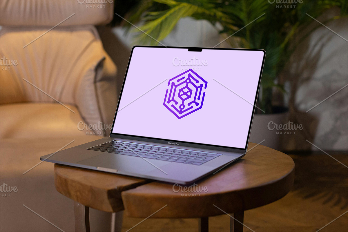 Geometric Hexagonal Blockchain Logo, a Branding & Logo Template by Vectorium Studio (Photo 2 of 9)