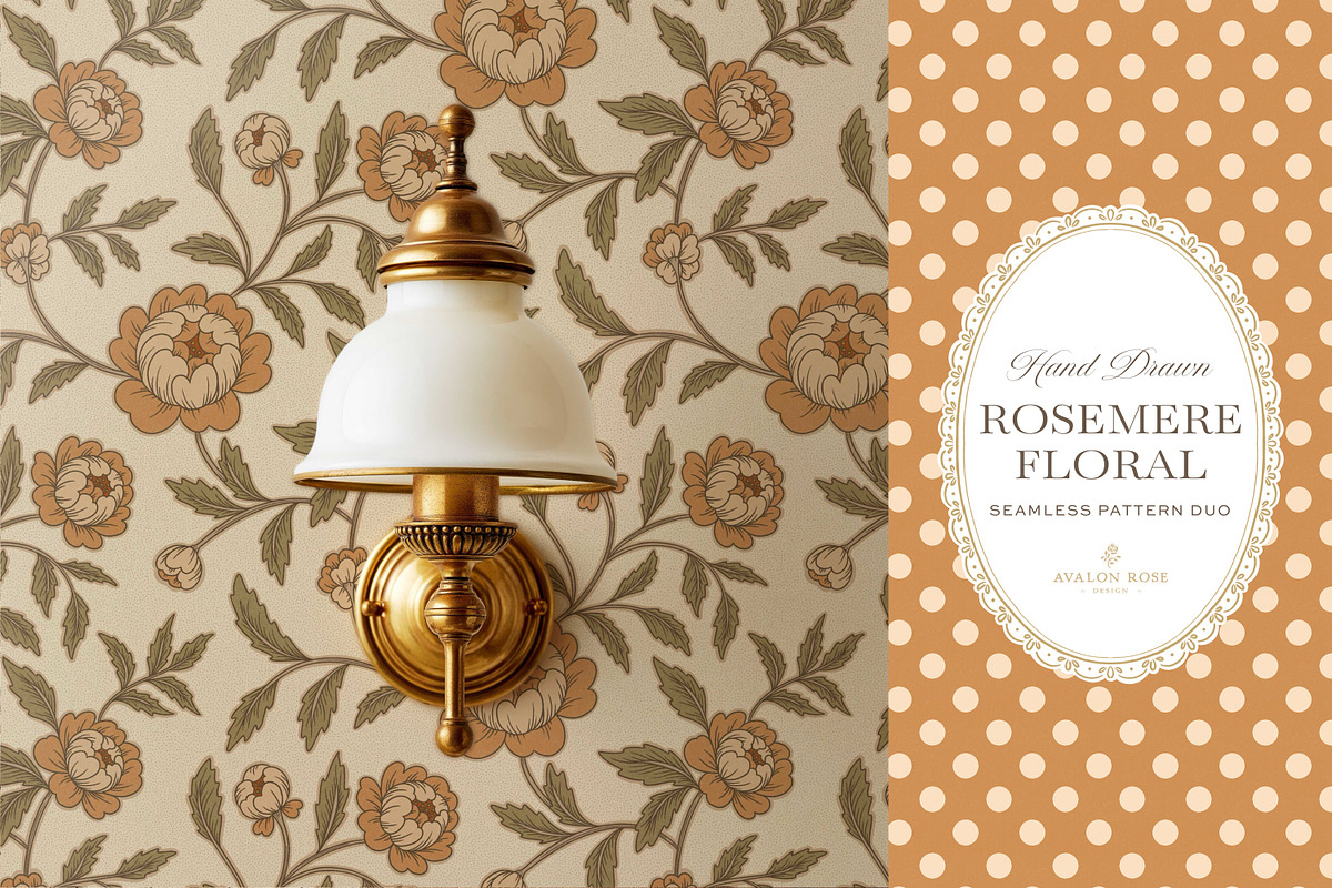 Rosemere Floral Pattern Bundle, a Pattern Graphic by Eclectic Anthology (Photo 9 of 19)
