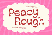 Peacy Rough, a Sans Serif Font by Craft Supply Co. (Thumbnail 1 of 8)