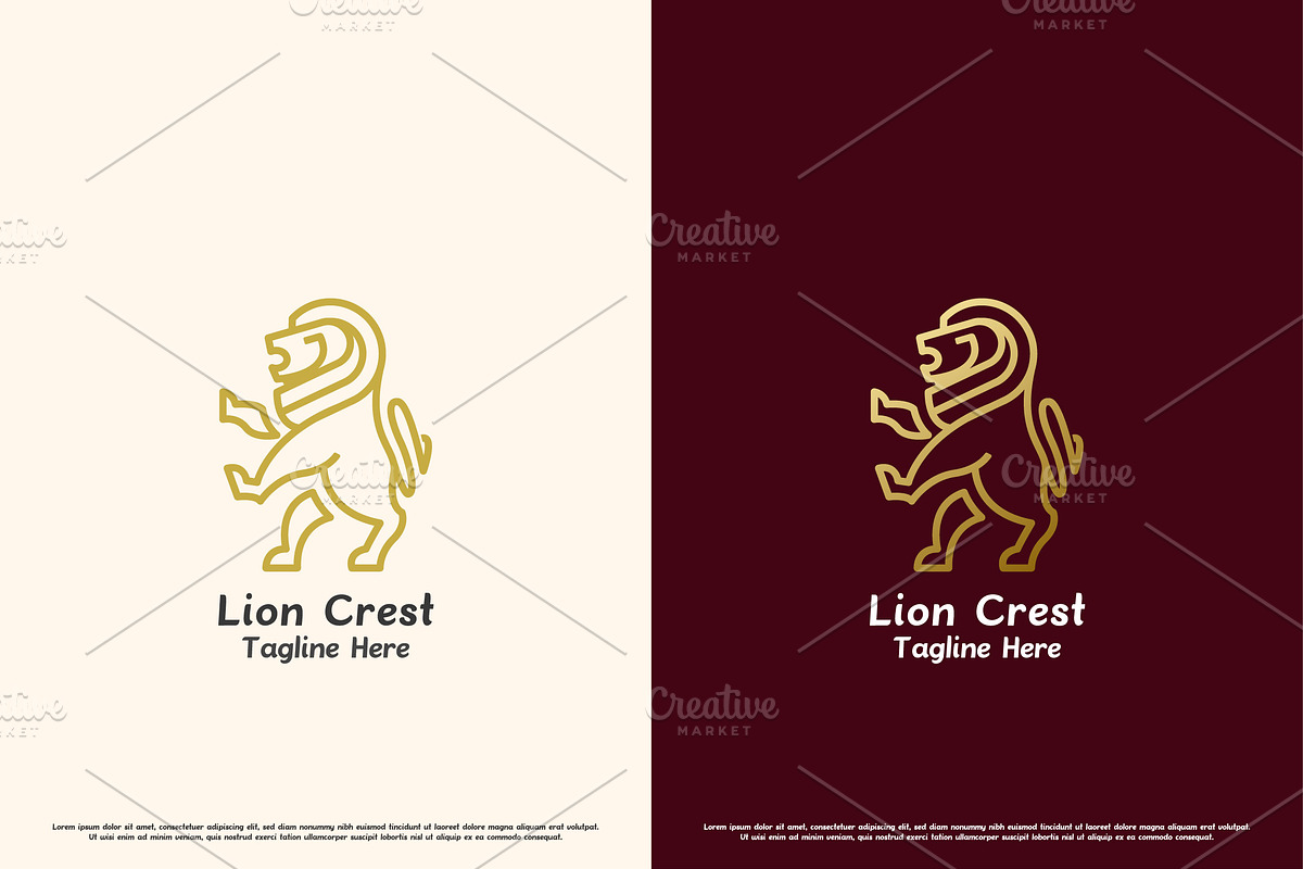 Royal Lion King Luxury Logo Design, a Branding & Logo Template by Morvana Crew