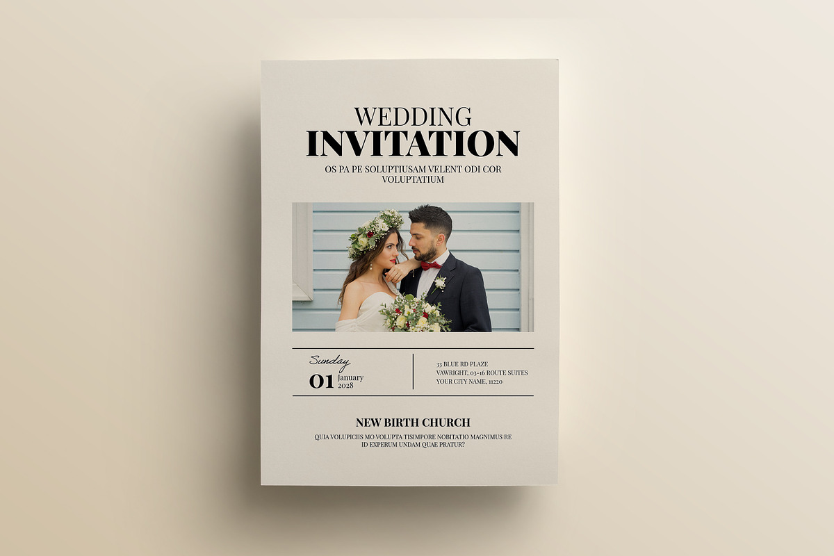 Funeral Program Template Cross, an Invitation Template by Creatiya Type (Photo 6 of 6)