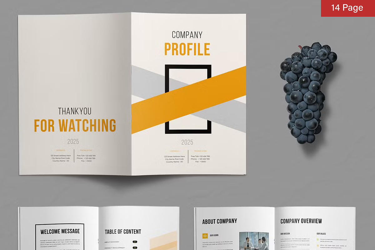 Company Profile Bundle, a Brochure Template by ContestDesign (Photo 14 of 24)