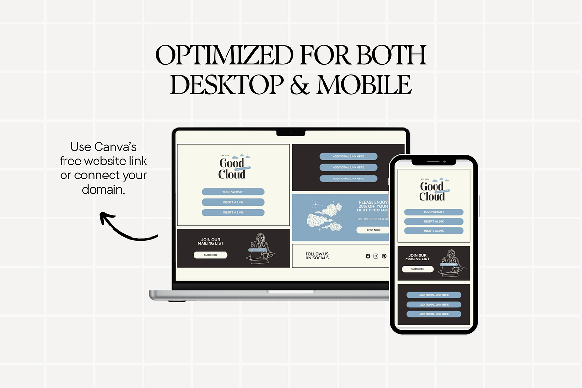 Canva Link In Bio Template, a Landing Page Template by Anna Design Studio (Photo 5 of 11)