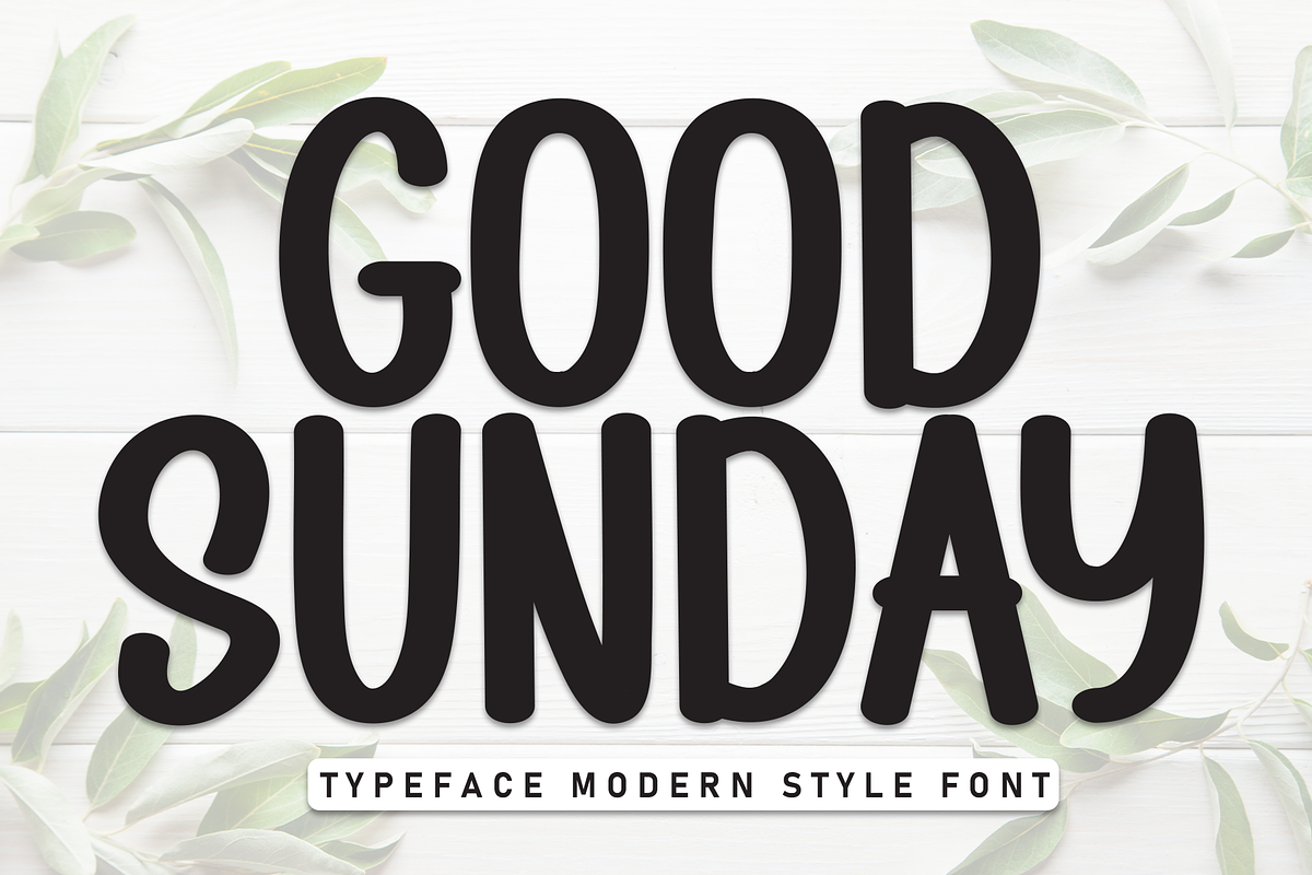 Good Sunday | Script Font, a Handwritten Font by Scratchones (Photo 1 of 8)
