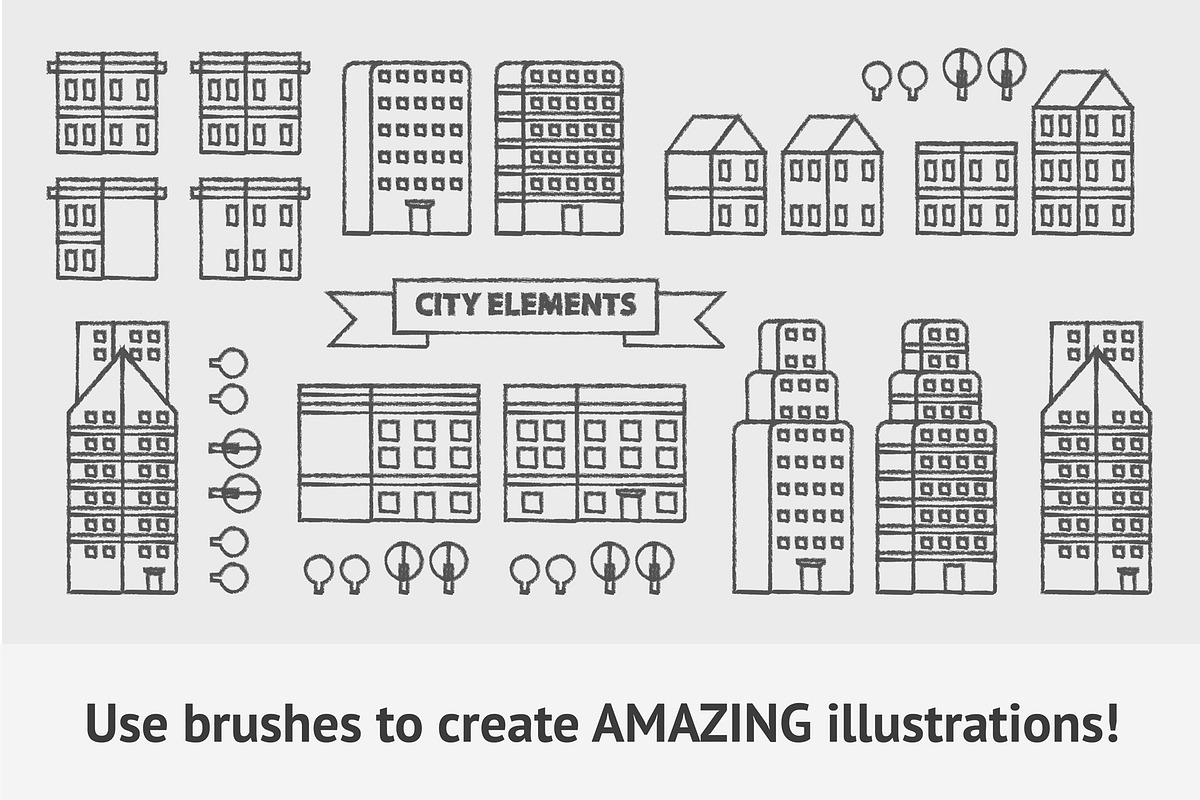 184 Vector MARKER Lines, a Brush Add-On by bum katrin (Photo 4 of 4)