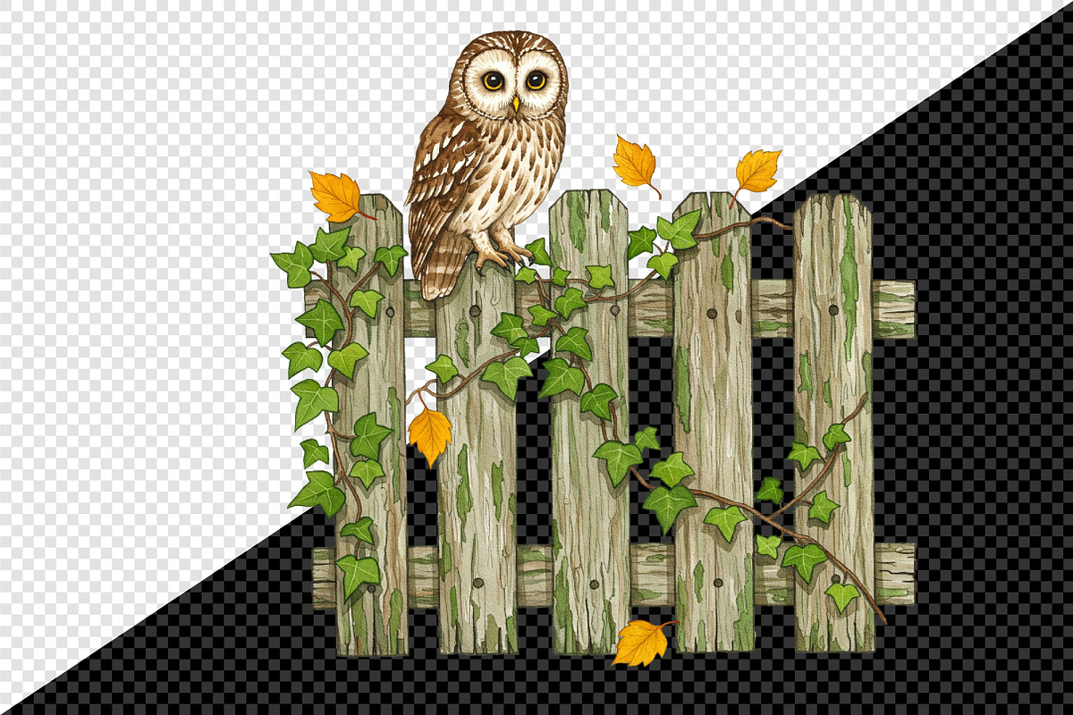 Autumn Owl Clipart Sublimation, an Illustration by Creative Art (Photo 7 of 9)