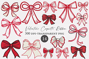 Valentine Coquette Ribbon Clipart, an Illustration by Designworld (Thumbnail 1 of 5)