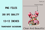 Whimsical Summer Crab Clipart Bundl, an Illustration by SVGArt (Thumbnail 9 of 9)