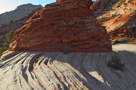 The famous round rock of sandstone, a Background Photo by kavram