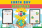 Earth Day Activities Worksheets, a Templates & Theme by Premium Digital Templates (Thumbnail 3 of 4)