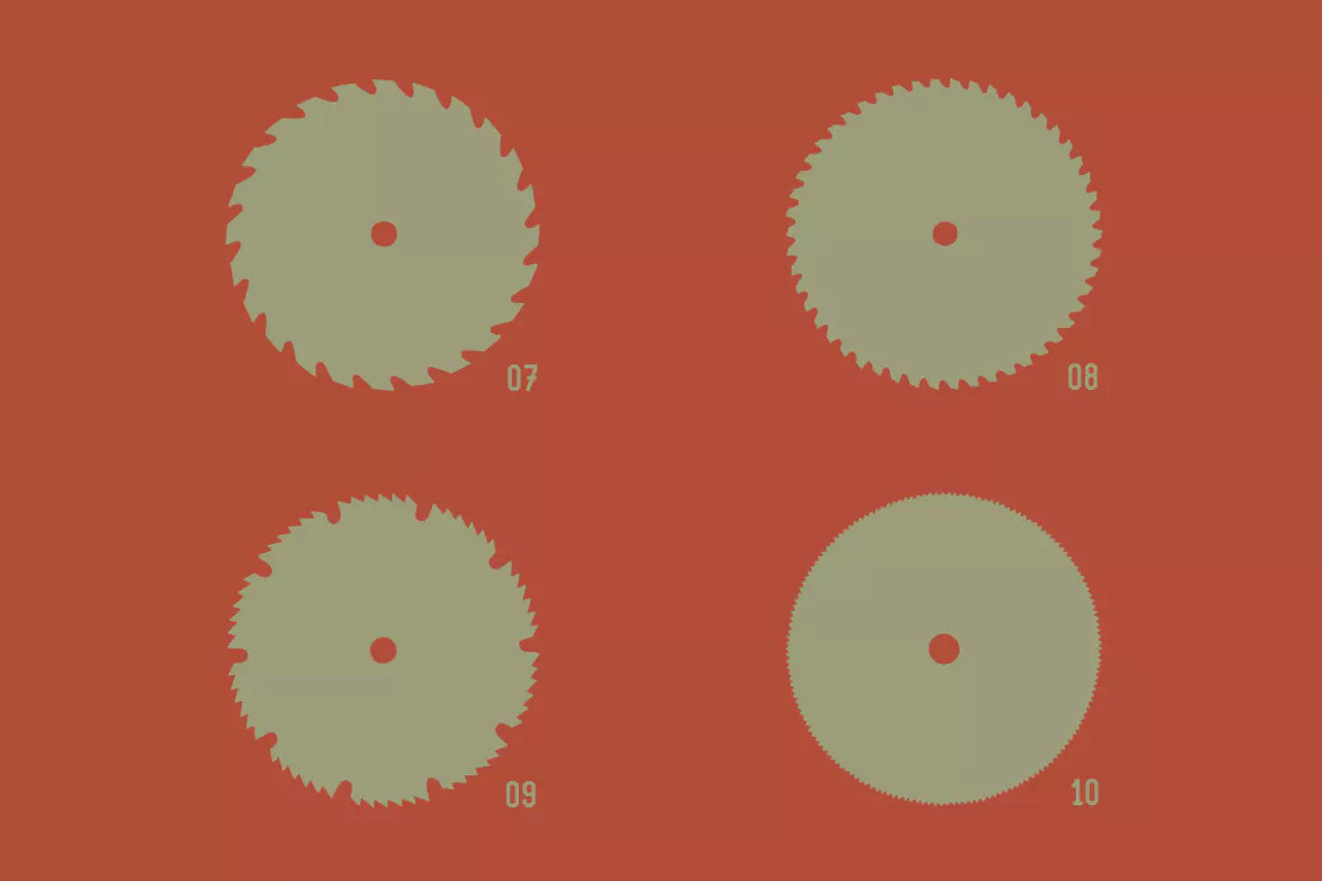 Badge Shapes - Circular Saw Blades preview 4