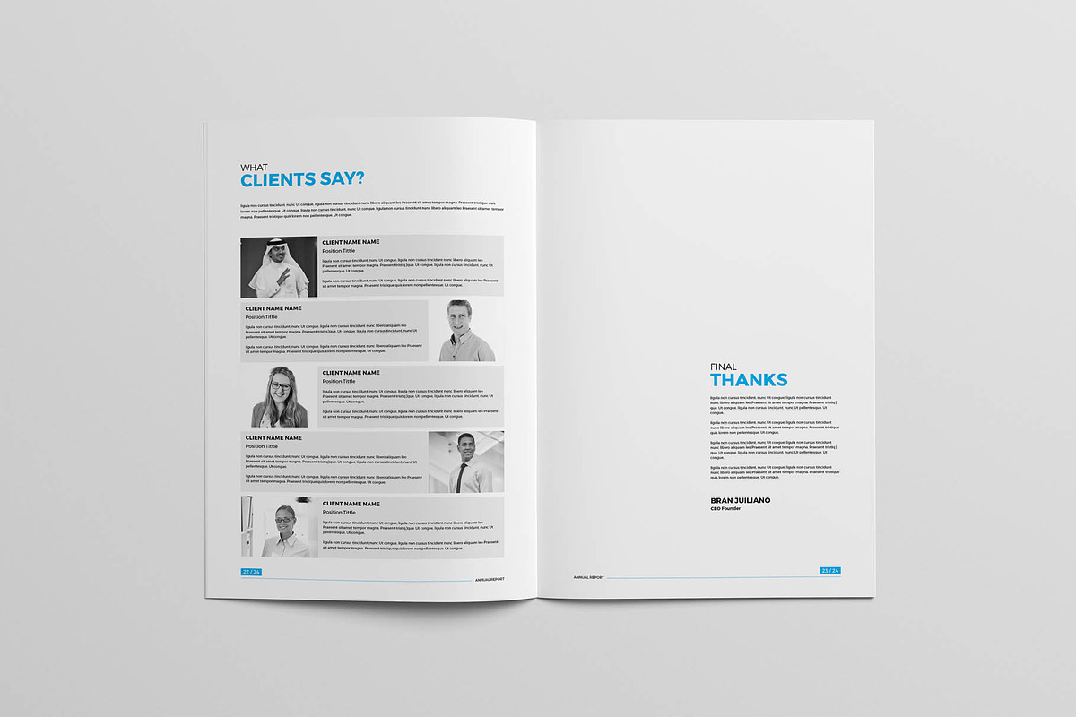 Annual Report Brochure, a Brochure Template by New Lines (Photo 12 of 13)