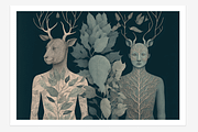 Cohu Collection · The Cosmic Human, a Decorative Illustration by milatovar (Thumbnail 9 of 13)