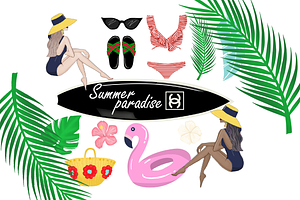 Summer Fashion Clipart