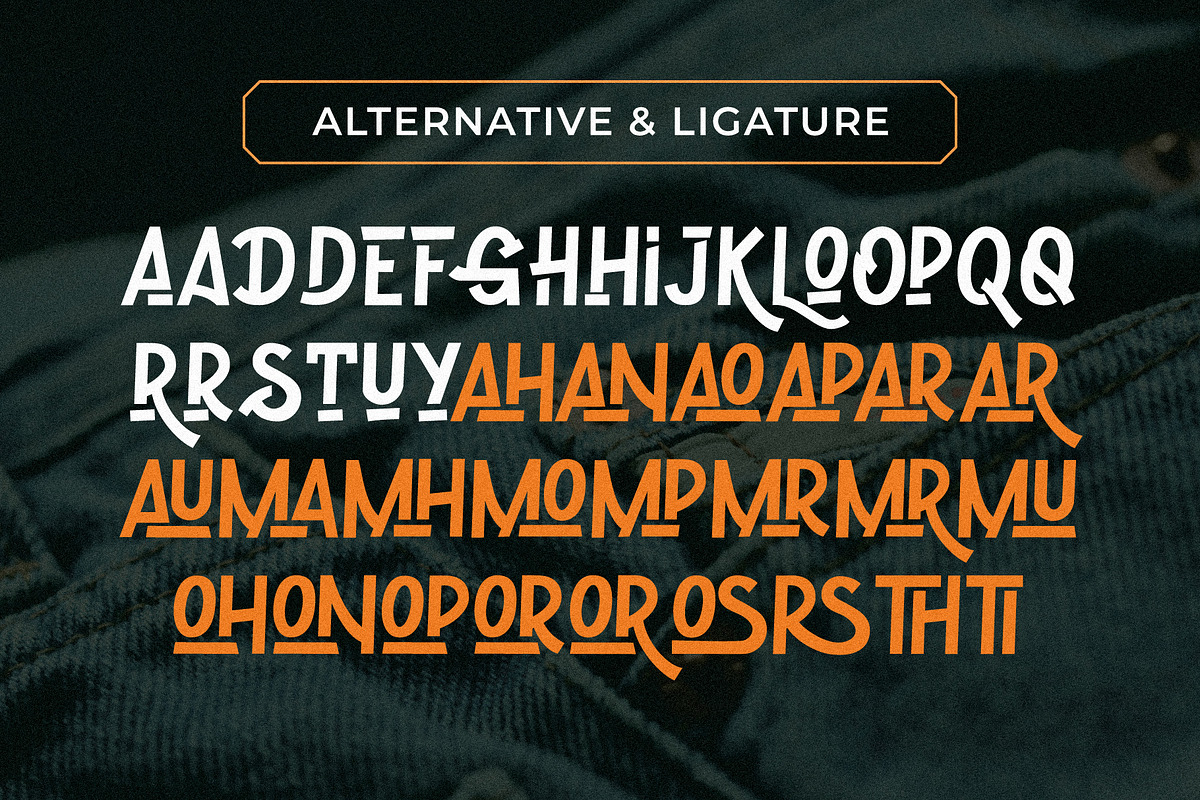 Mingoru - All caps San Serif, a Sans Serif Font by Lettermine (Photo 9 of 10)
