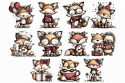 Quirky Fox Clipart PNG, an Illustration by Libby Wishes (Thumbnail 2 of 7)