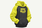 Pullover Hoodie Mockup, a Hoody Mockup by graphypix (Thumbnail 1 of 4)
