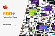 600+ Powerpoint Slides Bundle, a Presentation Template by Hammad Arif (Thumbnail 1 of 27)