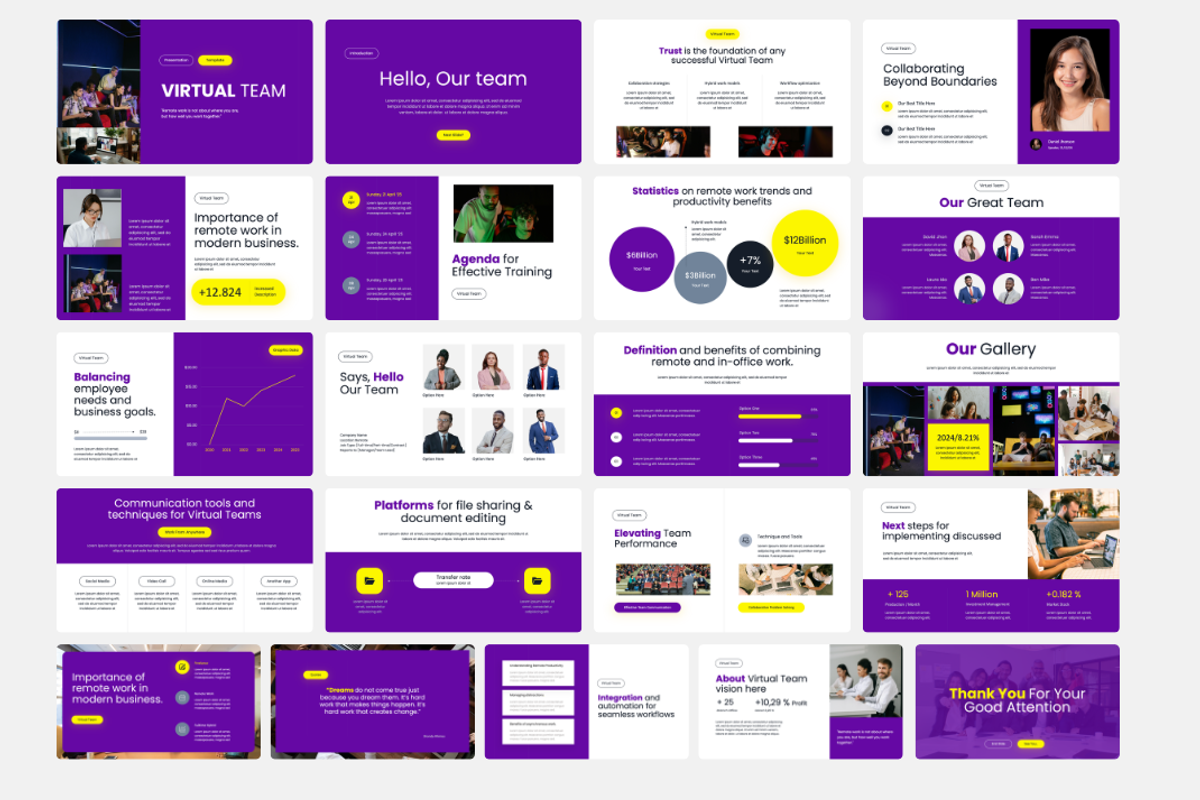 Creative Presentation Template, a Presentation Template by Hammad Arif (Photo 2 of 2)