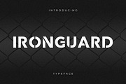 Iron Guard, a Font by zerologicstudio (Thumbnail 1 of 8)