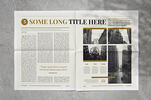 Modern Newspaper Magazine Template