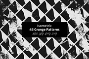 Isometric - 48 Grunge Patterns, a Pattern Graphic by Tustan (Thumbnail 1 of 10)