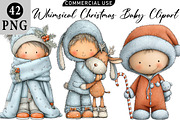 Christmas Baby Clipart, an Illustration by Daily.Designs (Thumbnail 1 of 5)
