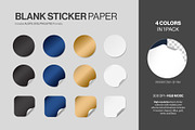 Blank Sticker Mockup Set, a Mockup by DesignerCandies (Thumbnail 6 of 11)