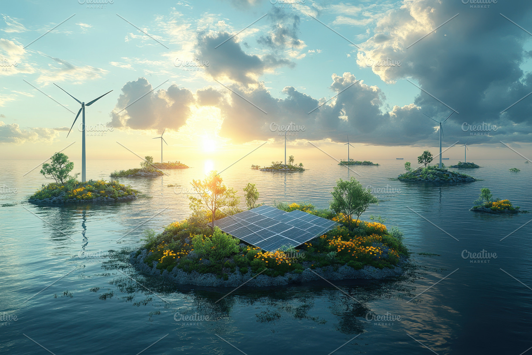 Innovative energy solutions are show, a Photo by Tanuart
