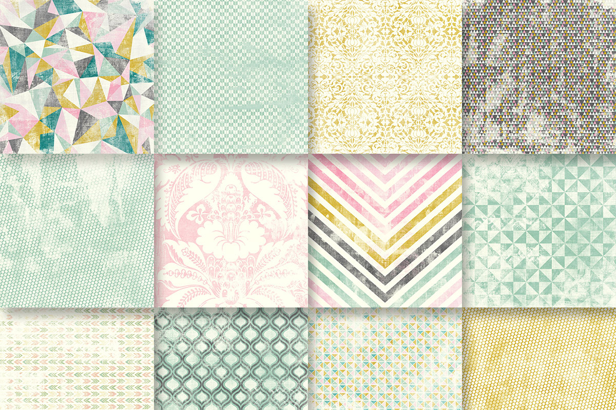 Background Paper Kit 46, a Pattern Graphic by Mod Paperie (Photo 2 of 2)