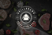 18 Barbecue Logos and Badges, a Branding & Logo Template by Vasya Kobelev (Thumbnail 9 of 14)
