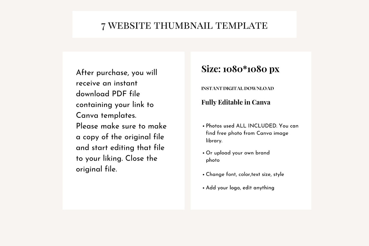 Website Banner Template Canva 2, a Websites & App Template by Deepa Template Studio (Photo 6 of 10)