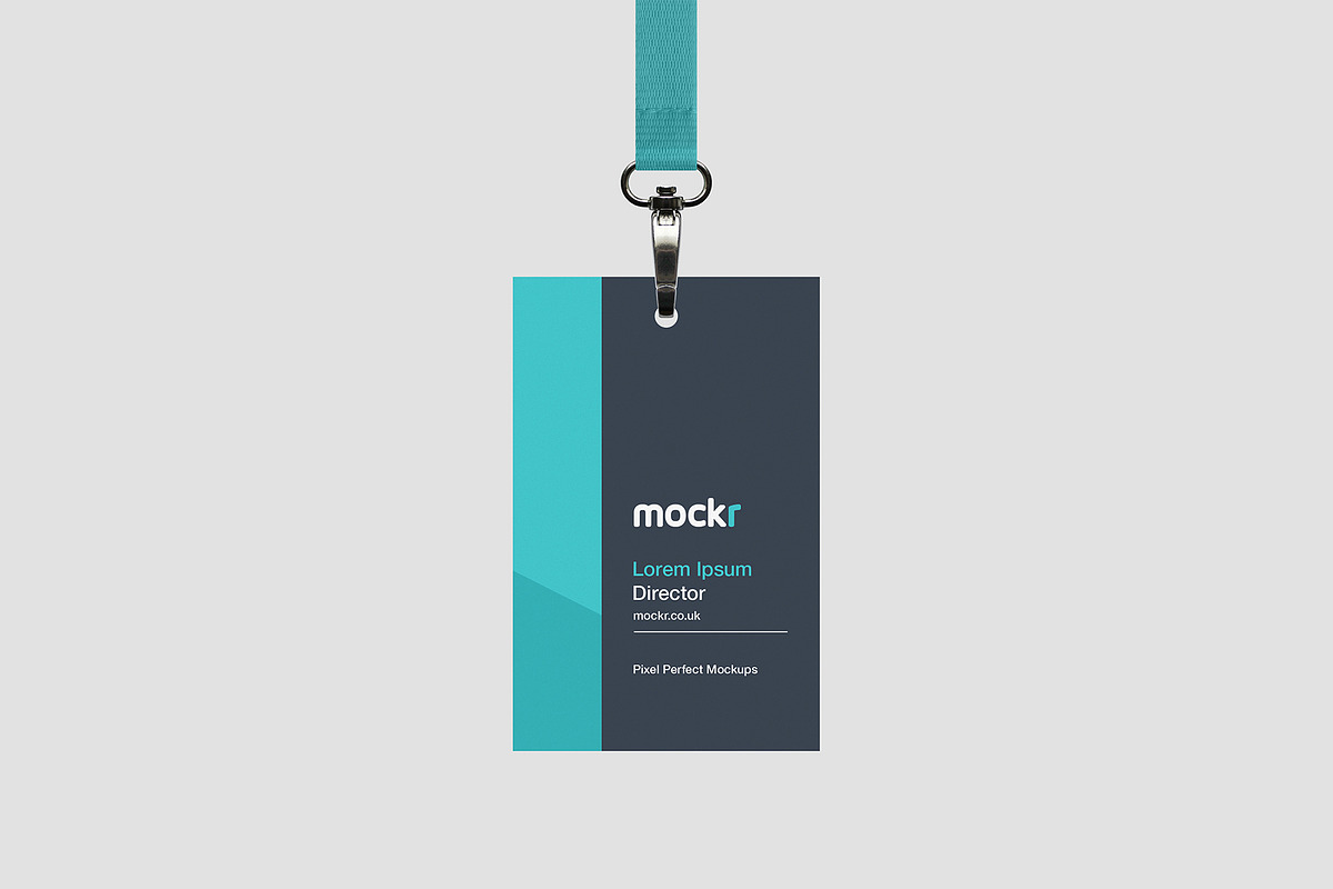 Lanyard ID Badge Mockup, a Product Mockup by Mokr (Photo 3 of 3)