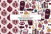 Vampire Seamless Digital Paper, a Pattern Graphic by Alanna Messina Design Co (Thumbnail 2 of 9)