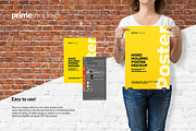 Hand Holding Poster Mockup, a Print Template by PrimeMockup (Thumbnail 2 of 7)