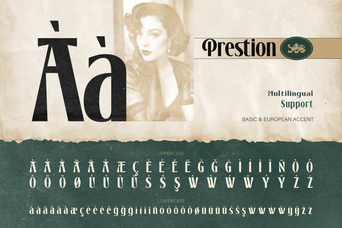 Prestion, a Sans Serif Font by Burntilldead (Photo 11 of 12)