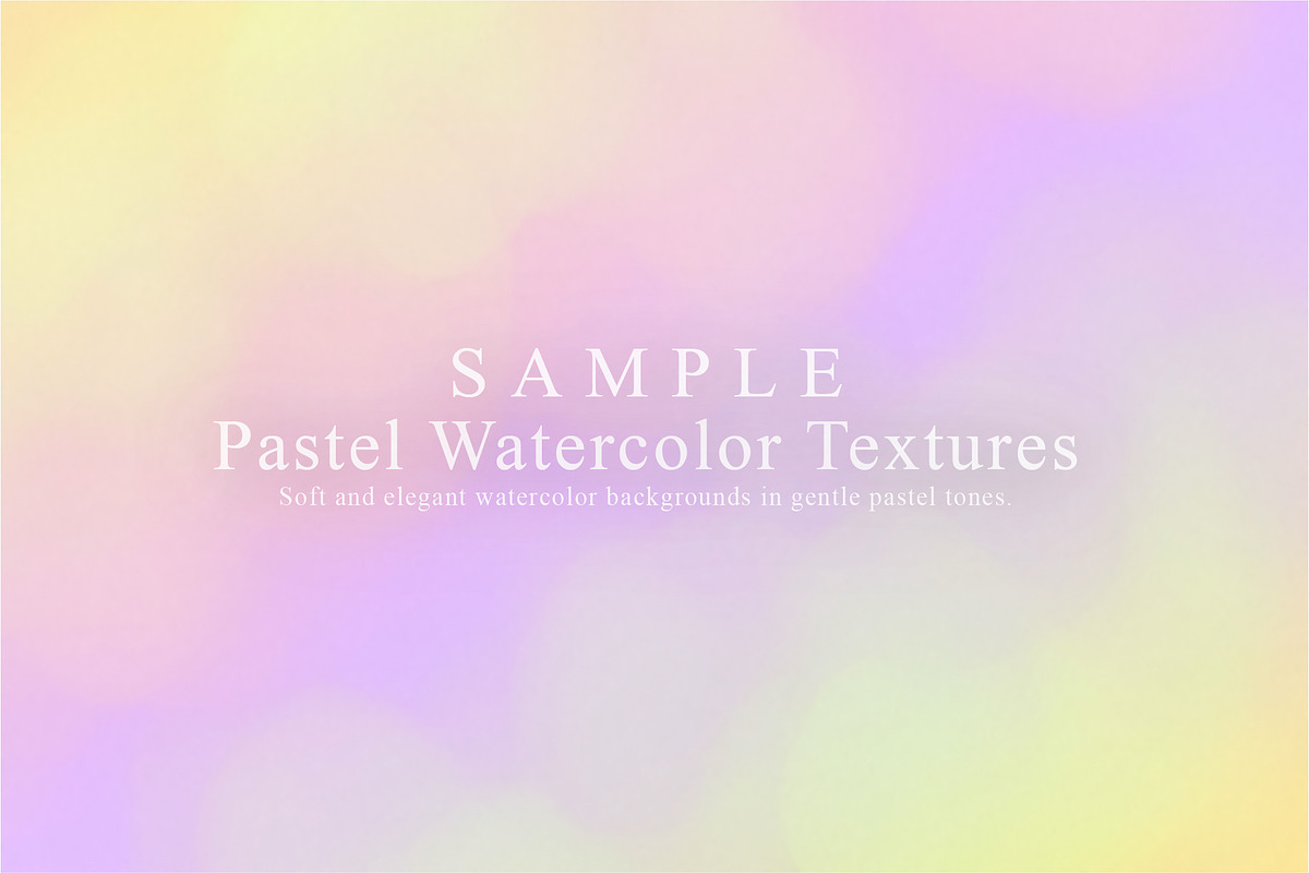 12 Pastel Watercolor Textures, a Texture Graphic by NOMO DESIGN (Photo 6 of 13)