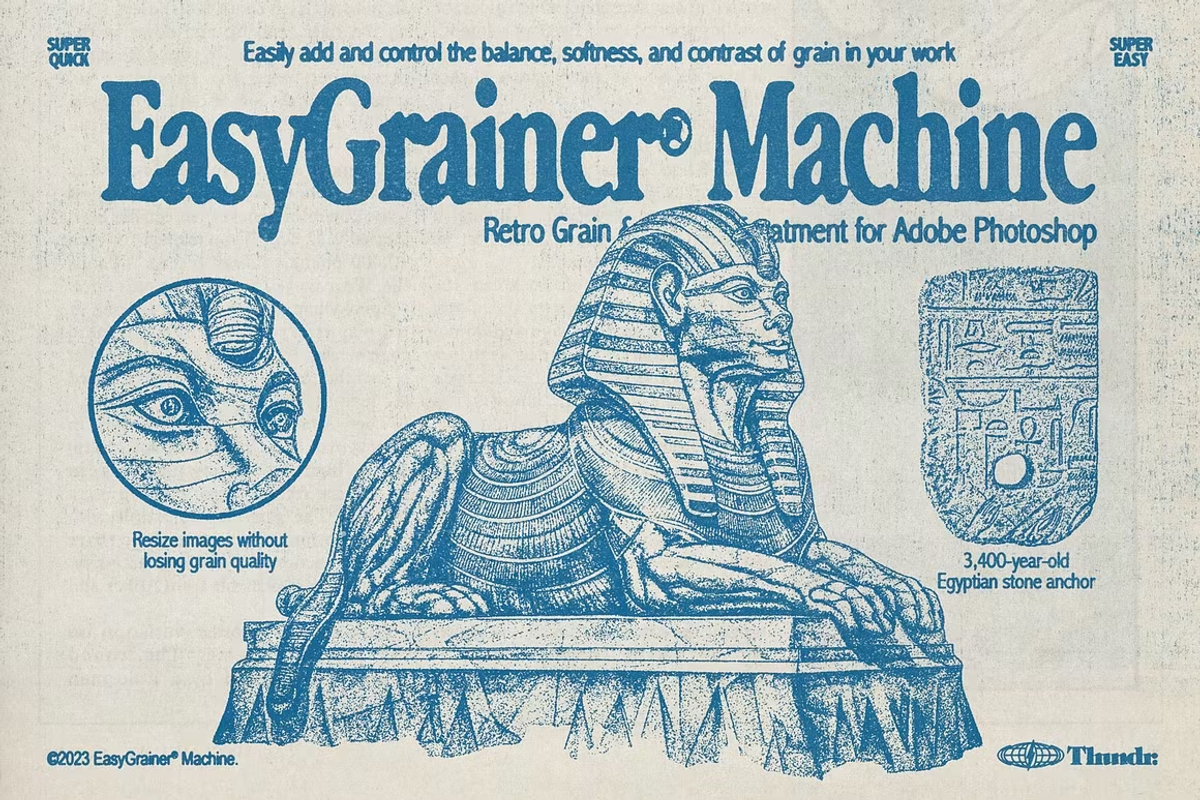 EasyGrainer Machine | Grain for PS, a Layer Style Add-On by Thundr Co. (Photo 4 of 17)