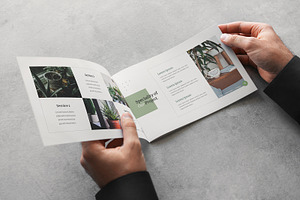 Landscape Brochure Mock-Up