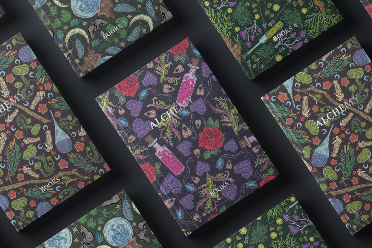 The Alchemical Mystery collection, a Pattern Graphic by Piñata (Photo 5 of 15)