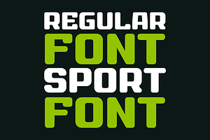 Sportex Workout Font