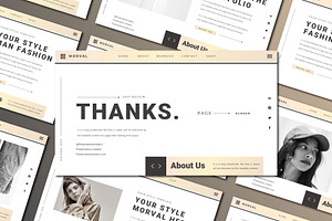 MORVAL Powerpoint Template